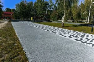 Тротуарная плитка Паркет Поревит по недорогой цене в  Челябинске и Челябинской области 